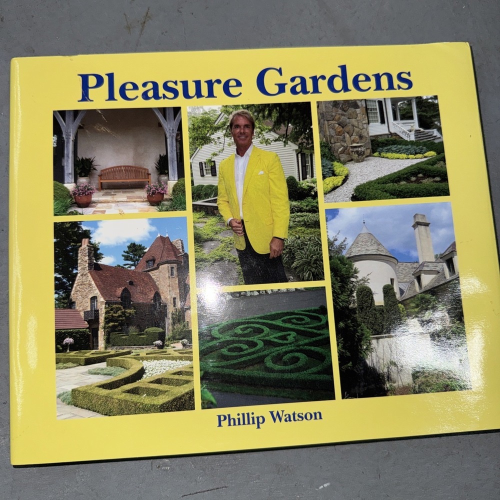 Pleasure Gardens By Philip Watson Landscape Dust Jacket Hardback Book